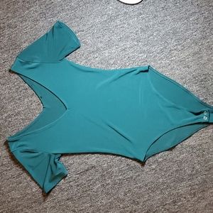 Shein Green Bodysuit